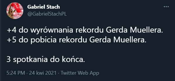 TYLE brakuje jeszcze Lewandowskiemu do pobicia rekordu Gerda Mullera!